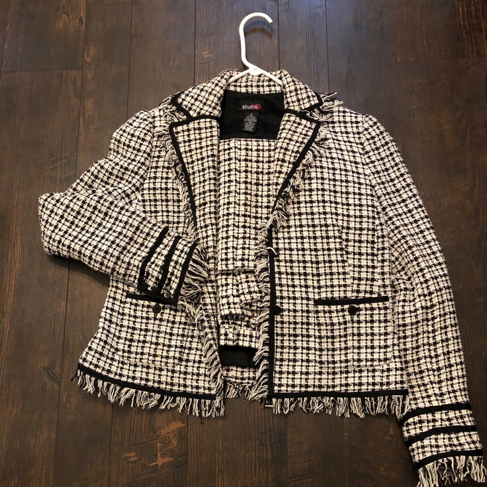 2pc Tweed skirt suit